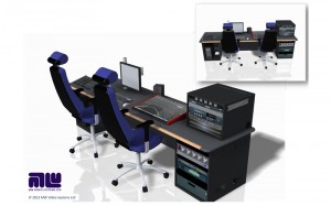 sound and lighting desk